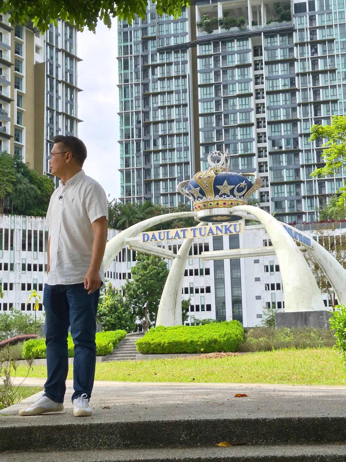 大馬小何在新山 Daulat Tuanku 地標與住宅區