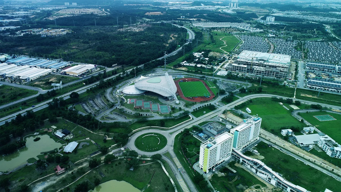 Aerial view of EduCity Iskandar